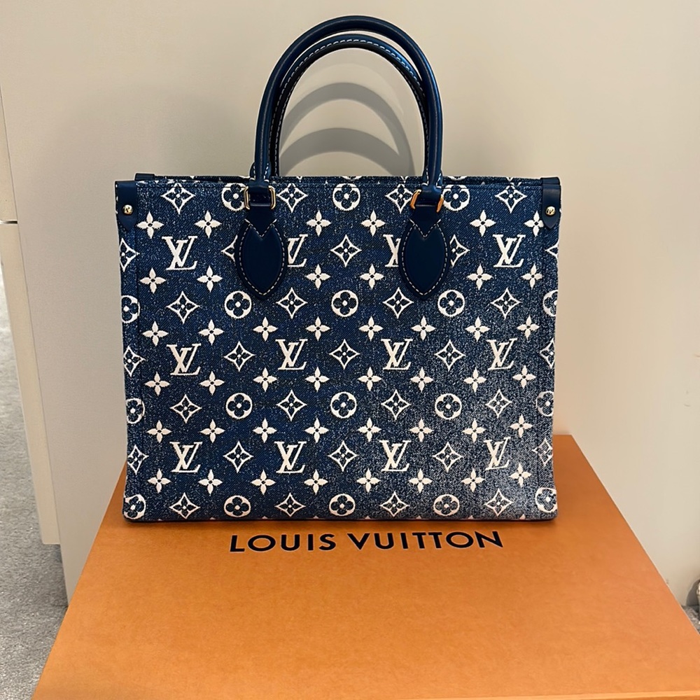 Brand New limited edition Louis Vuitton denim on the go